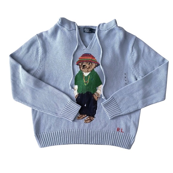 Polo Ralph Lauren Bear Sweater with Hood,New Products : American Fashion Style Bags On Sale